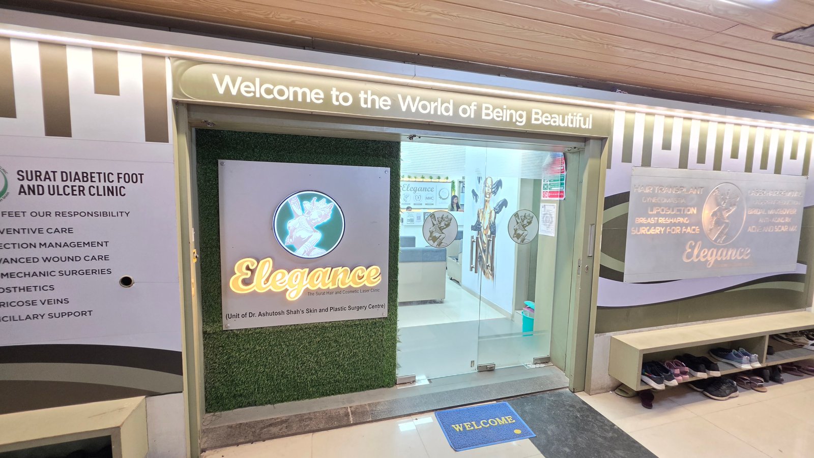 Patient lounge, Elegance Clinic Surat