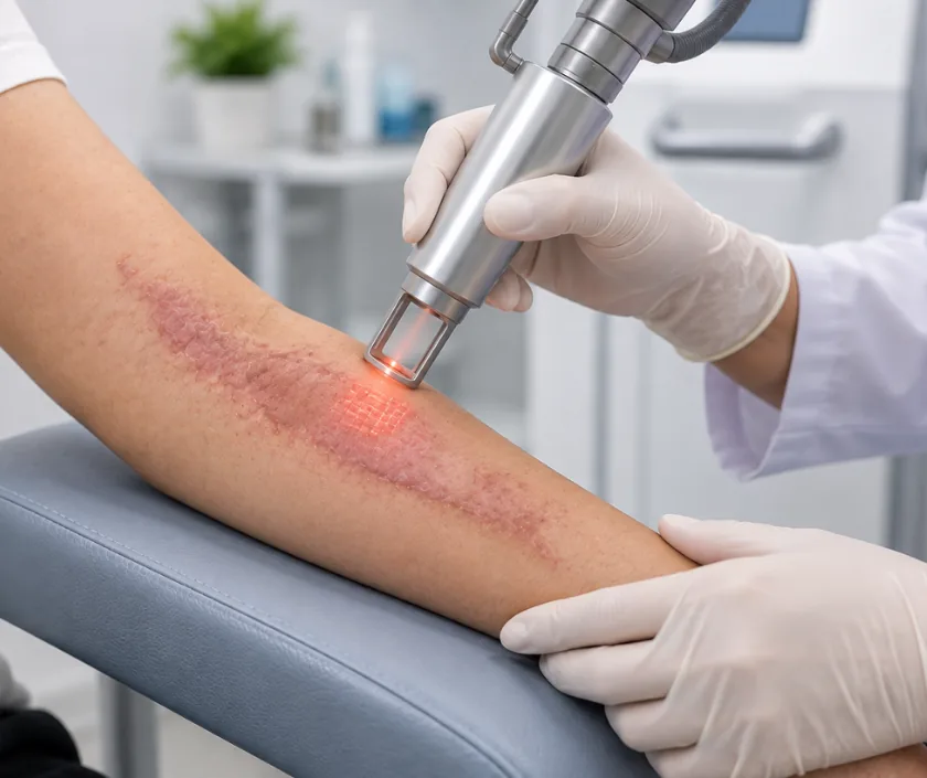 CO2 Fractional Laser for Burn Scars, Elegance Clinic Surat
