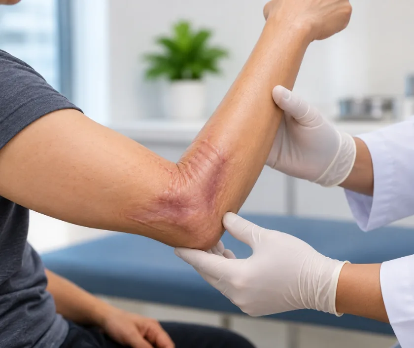 Elbow Contracture Release, Elegance Clinic Surat