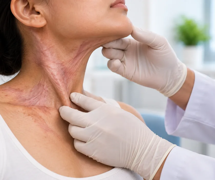 Neck Contracture Release, Elegance Clinic Surat