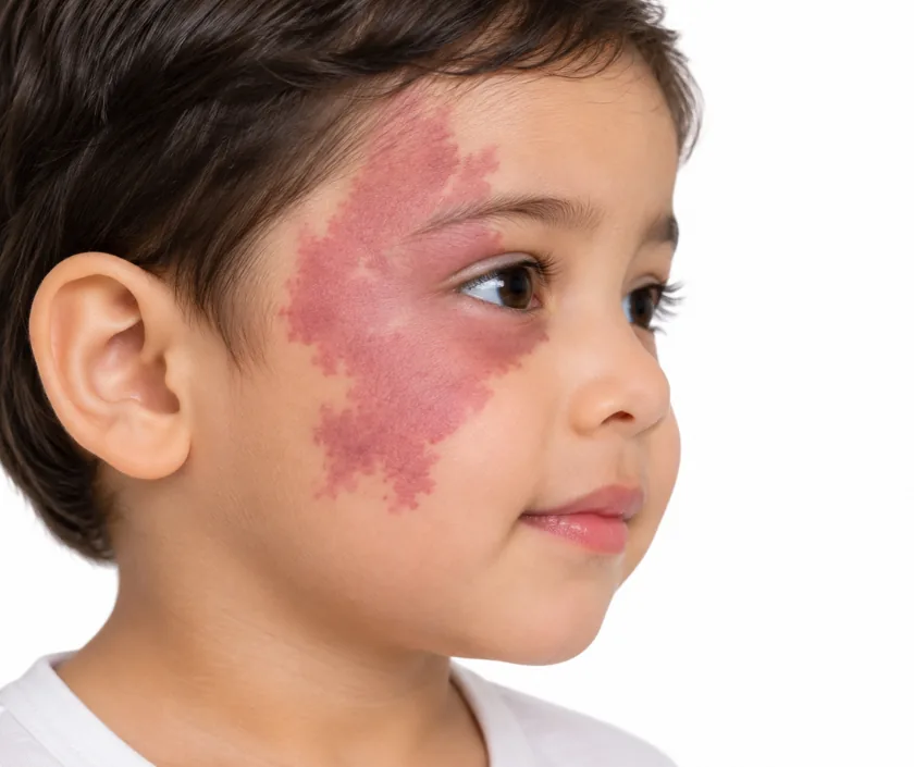 Capillary Malformation and Port Wine Stain, Elegance Clinic Surat