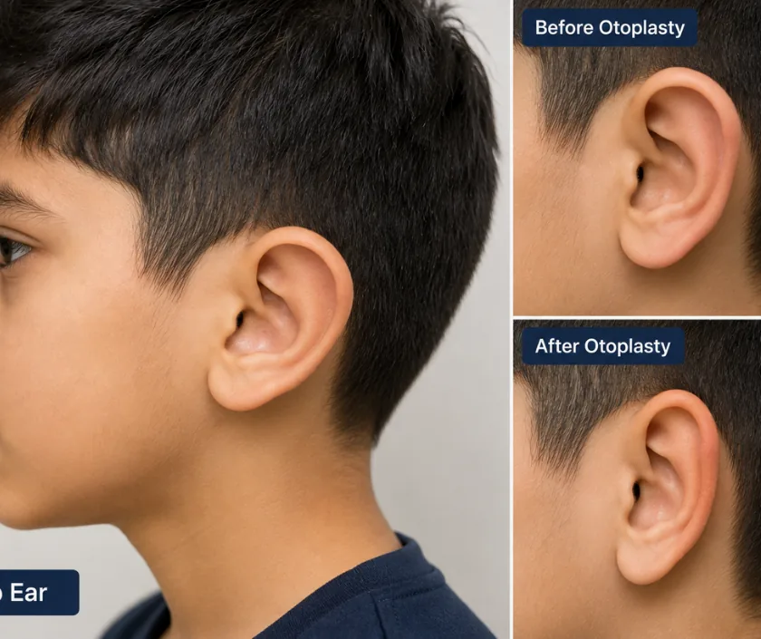 Cup Ear, Elegance Clinic Surat