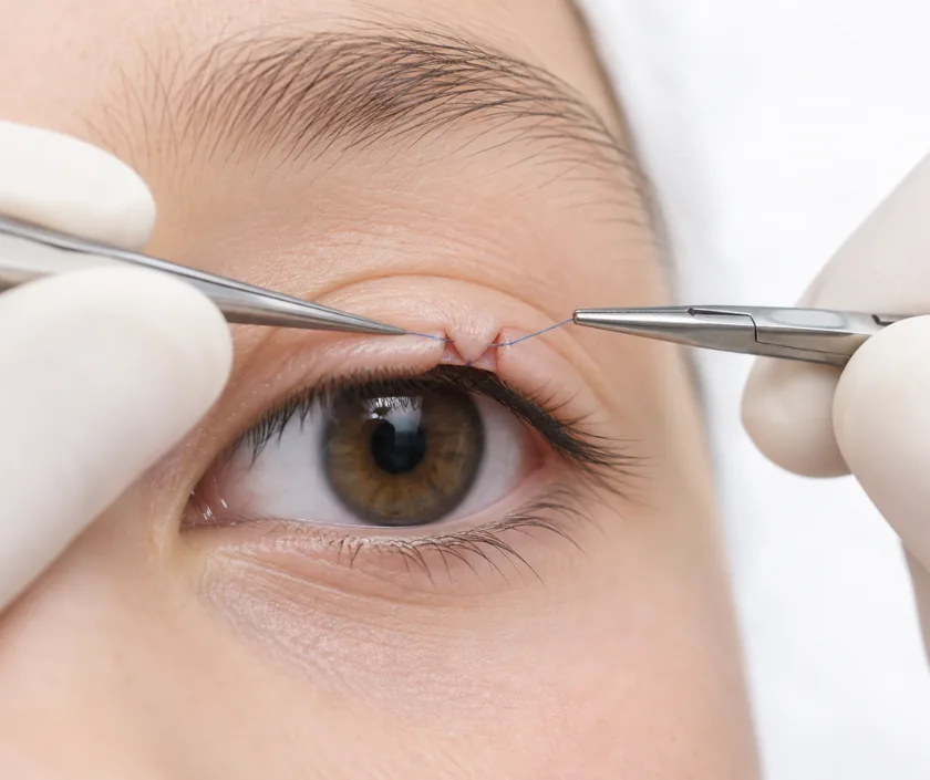 Eyelid Coloboma Repair, Elegance Clinic Surat
