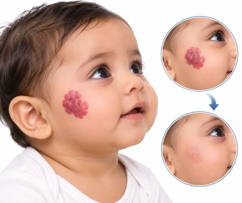 Infantile Hemangioma Treatment, Elegance Clinic Surat