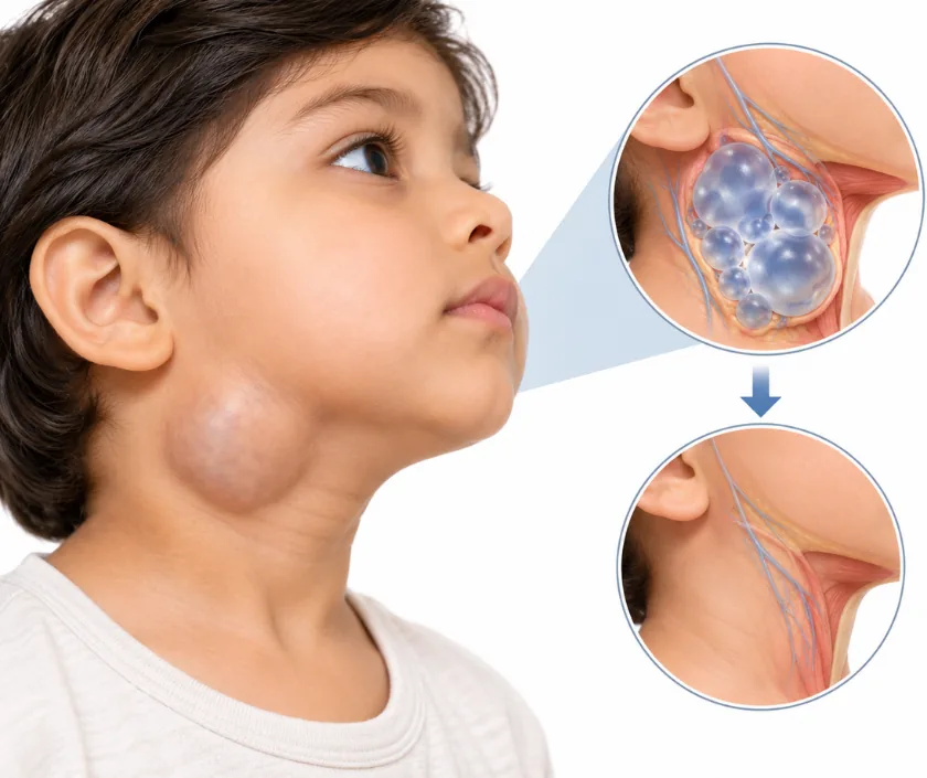 Lymphatic Malformation Treatment, Elegance Clinic Surat