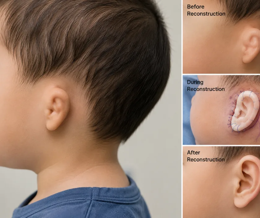 Microtia Reconstruction, Elegance Clinic Surat