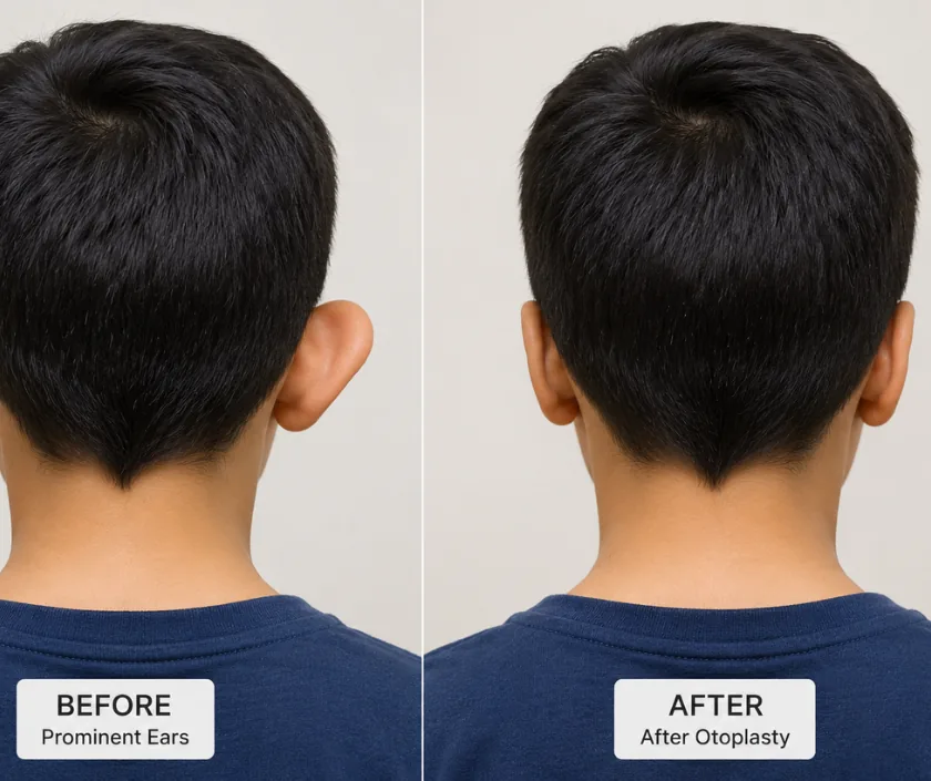 Prominent Ear Otoplasty, Elegance Clinic Surat