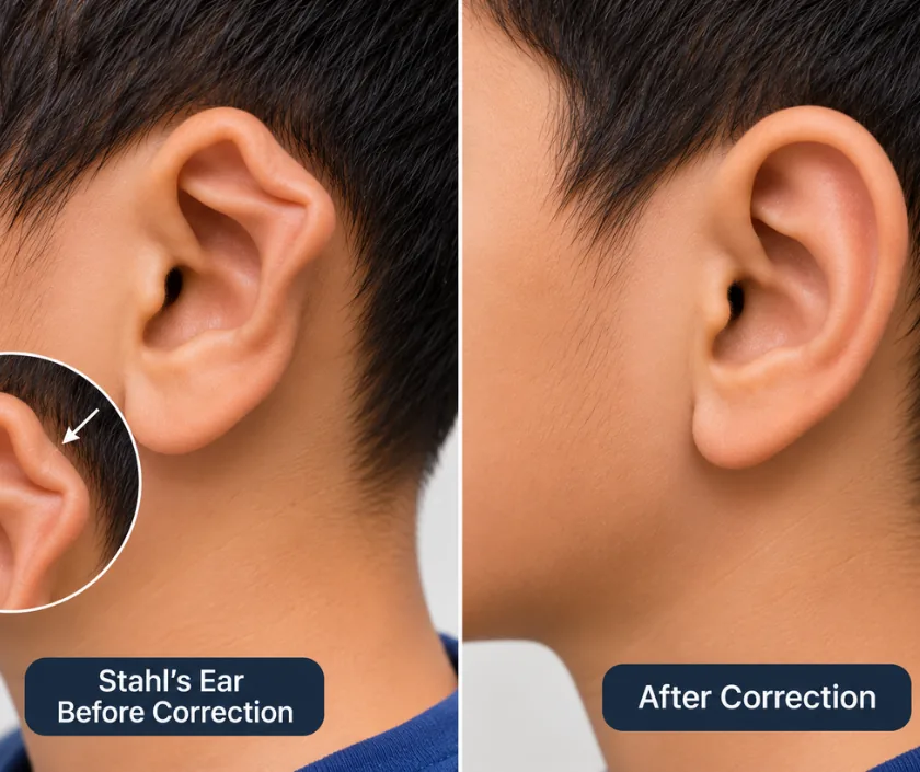 Stahl's Ear Correction, Elegance Clinic Surat