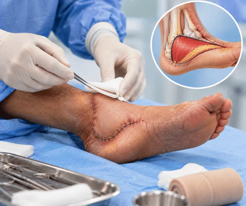 Diabetic Foot Reconstruction, Elegance Clinic Surat