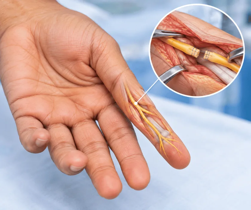 Digital Nerve Repair, Elegance Clinic Surat
