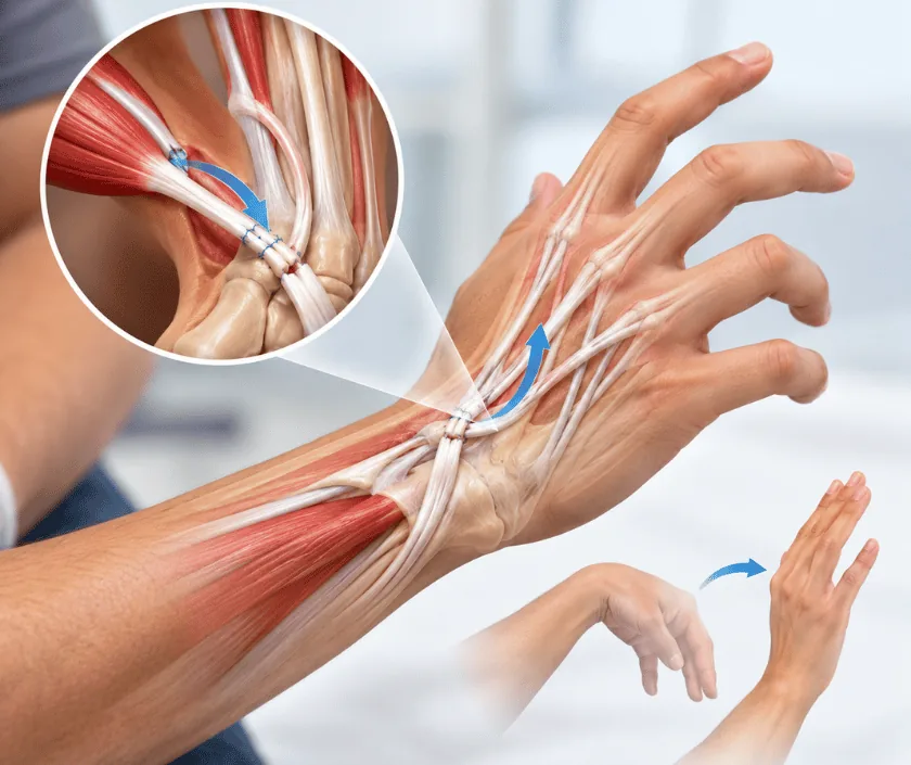 Tendon Transfer Surgery, Elegance Clinic Surat