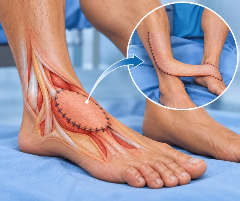 Soft Tissue Coverage, Elegance Clinic Surat