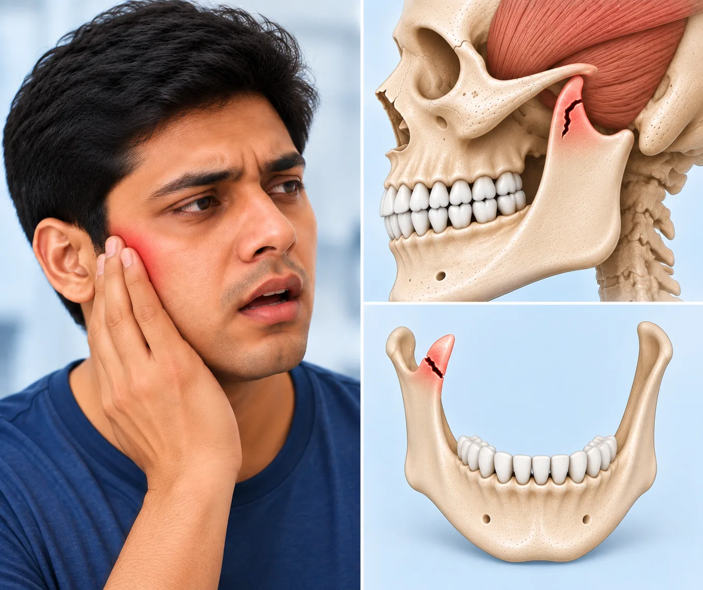 Coronoid Fracture, Elegance Clinic Surat