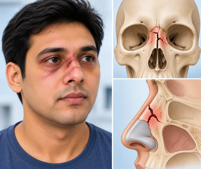 Nasal Bone Fracture, Elegance Clinic Surat