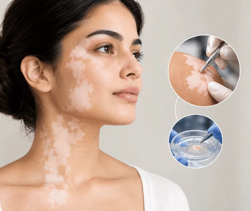 Vitiligo Surgery and Melanocyte Transfer, Elegance Clinic Surat