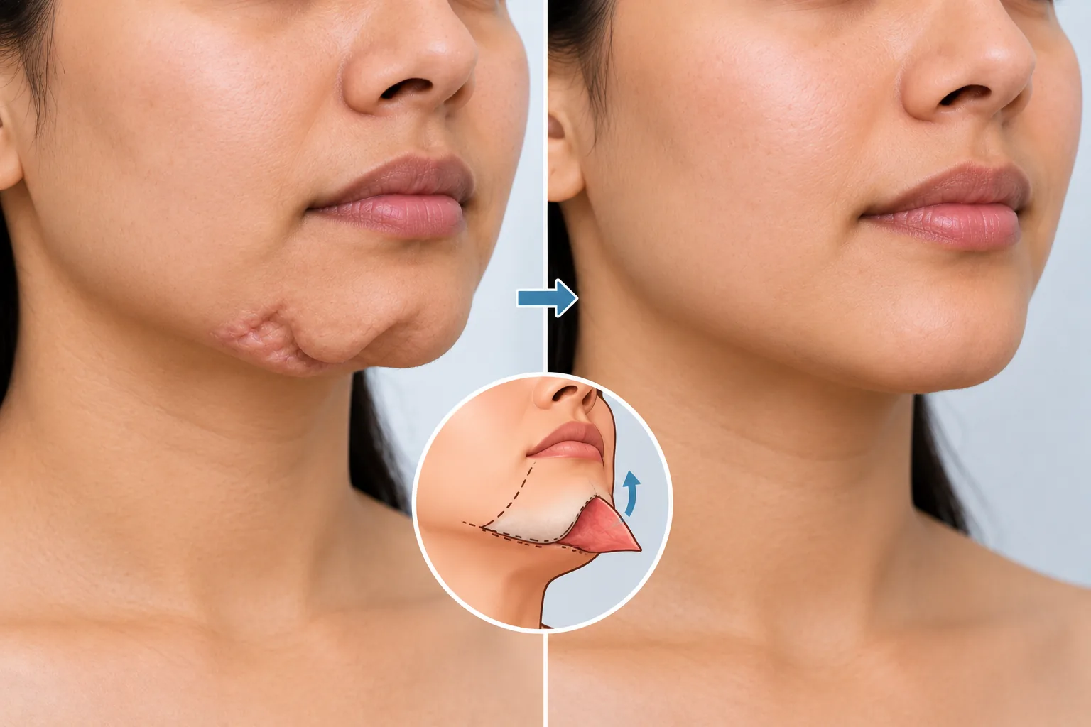 Chin Reconstruction, Elegance Clinic Surat