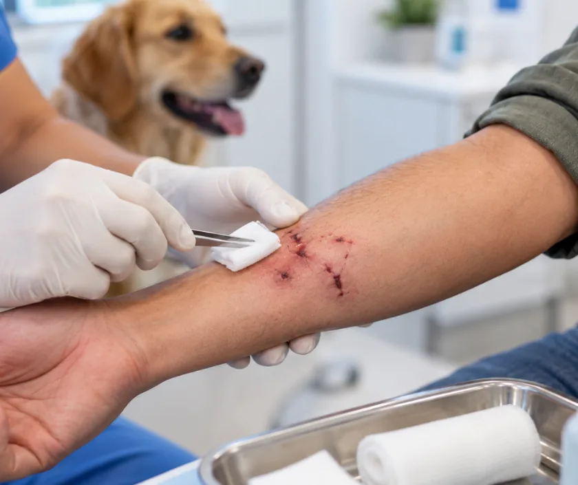 Dog Bite Reconstruction, Elegance Clinic Surat