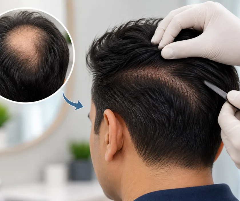 Scalp and Hairline Reconstruction, Elegance Clinic Surat